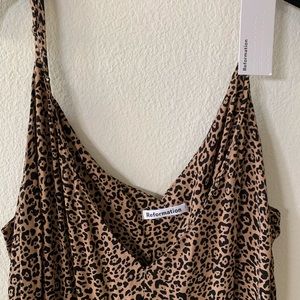 Reformation Bates Dress in Begal